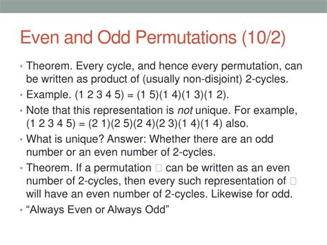 what is an even permutation|1.3 Permutations .